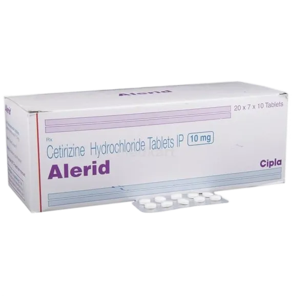 alerid 10mg tablet 10's